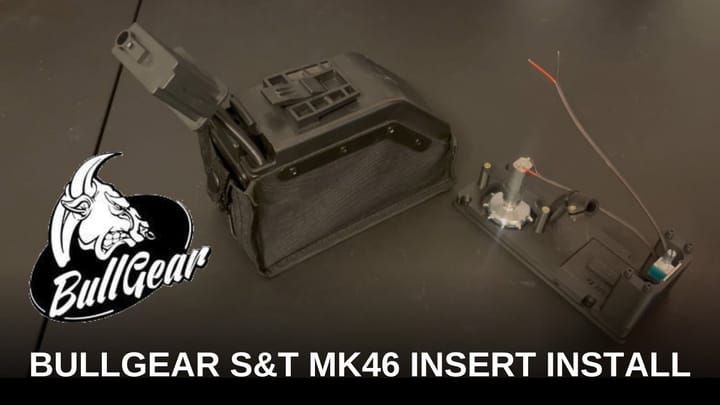 BULLGEAR S&T MK46 INSERT INSTALL (WORKS WITH RAVEN 2000RD)